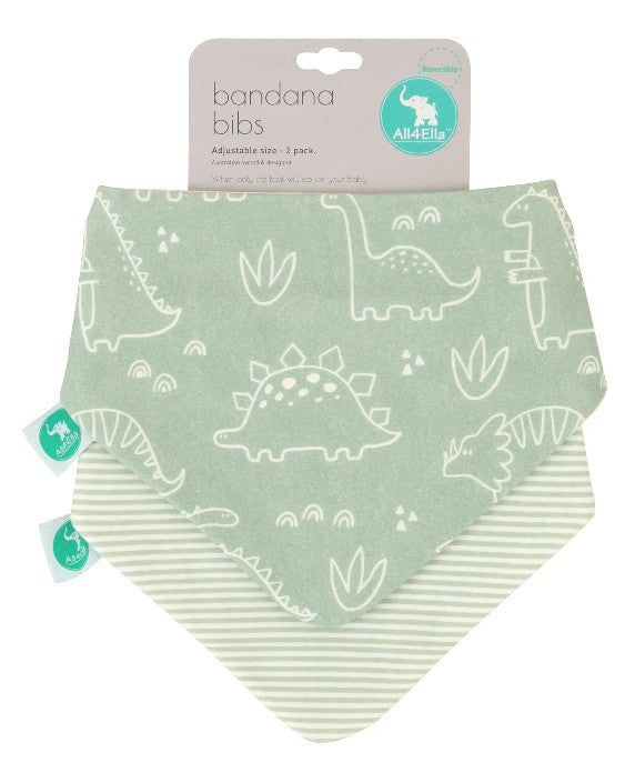 All4Ella - Bandana Bibs 2 pack