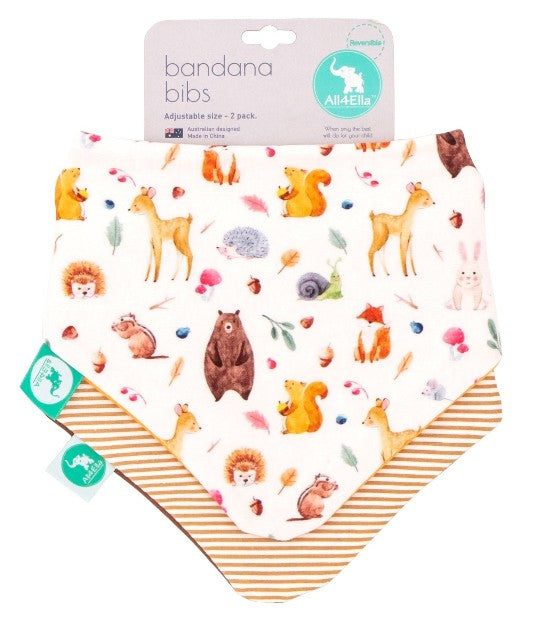 All4Ella - Bandana Bibs 2 pack