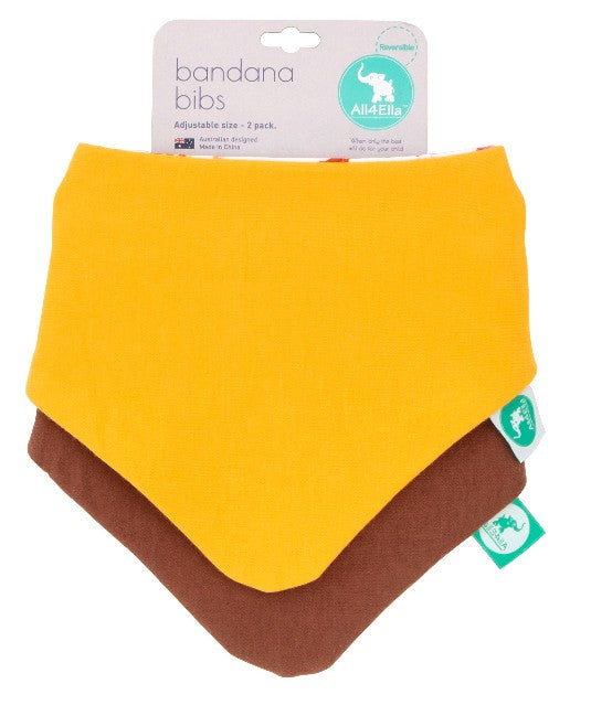 All4Ella - Bandana Bibs 2 pack