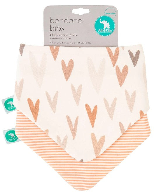 All4Ella - Bandana Bibs 2 pack