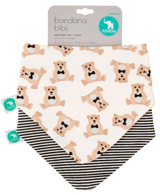 All4Ella - Bandana Bibs 2 pack