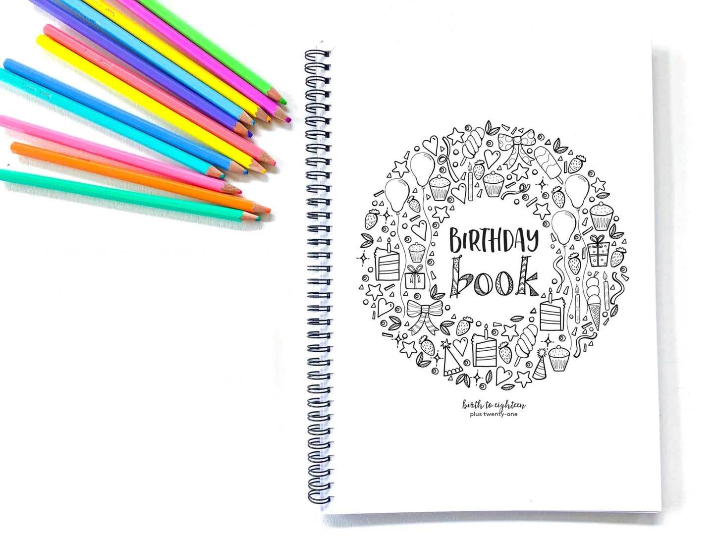 Keepsake Gifts The Monochrome Birthday Book Blueberry Co Memory Books