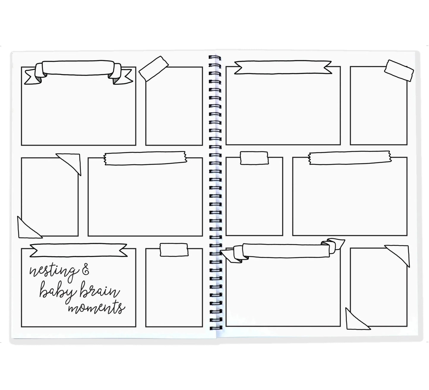 Keepsake Gifts The Monochrome Bump Book Blueberry Co Memory Books 49.95