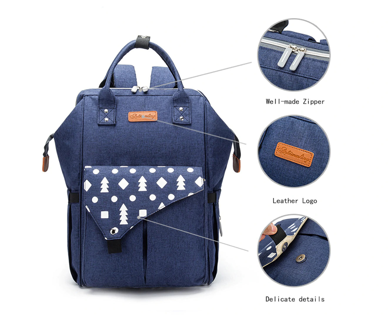 Ankommling Stylish Diaper / Nappy Bag / Back Pack