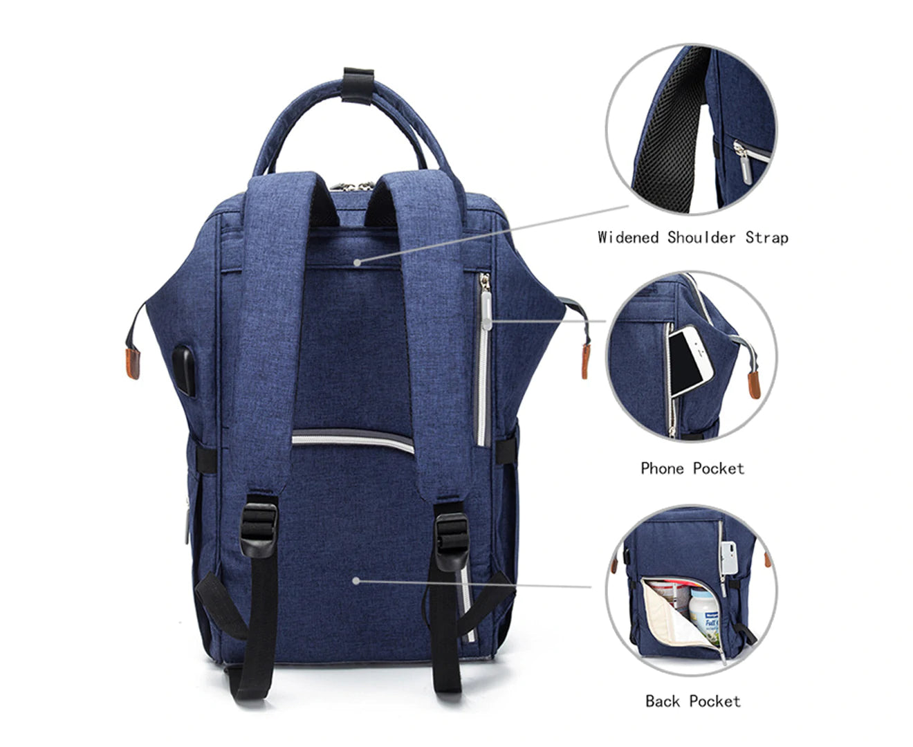 Ankommling Stylish Diaper / Nappy Bag / Back Pack