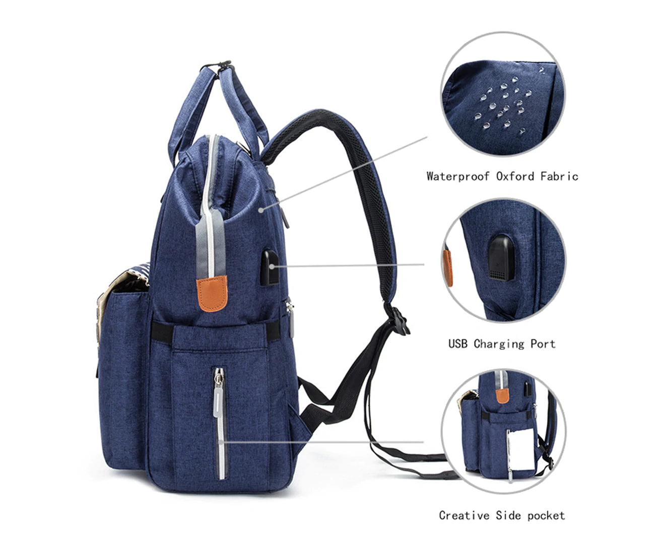 Ankommling Stylish Diaper / Nappy Bag / Back Pack