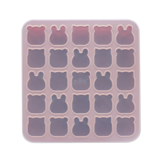 Mini Silicone Snack Mould - Freeze & Bake Poddies Tray (Pink)
