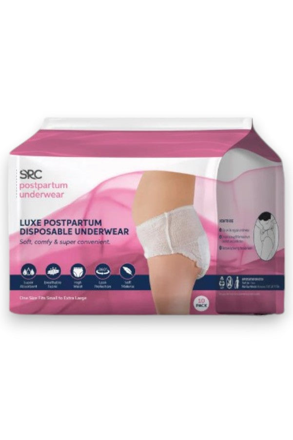 SRC Health - Post Partum Disposable Underwear 10 pack