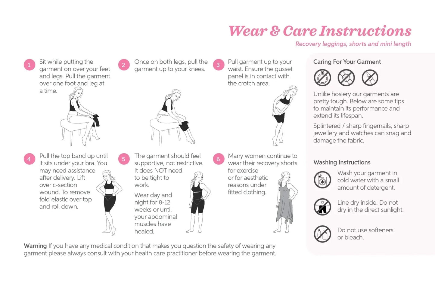 SRC Health - Pregnancy Shorts Mini Over The Bump