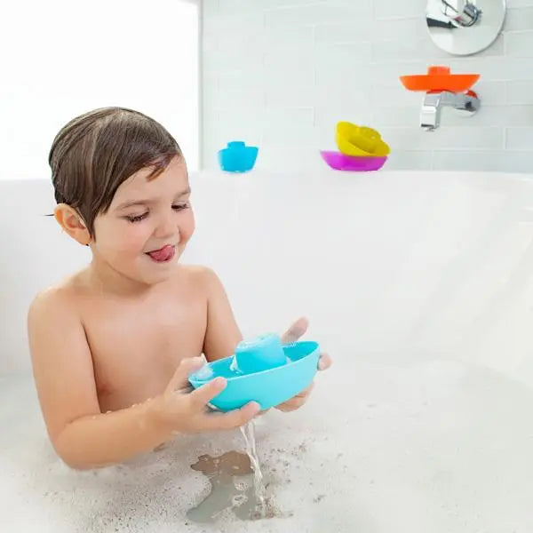 Bath toys Boon Fleet Stacking Boats - Multicolor bath toy Boon 18.00