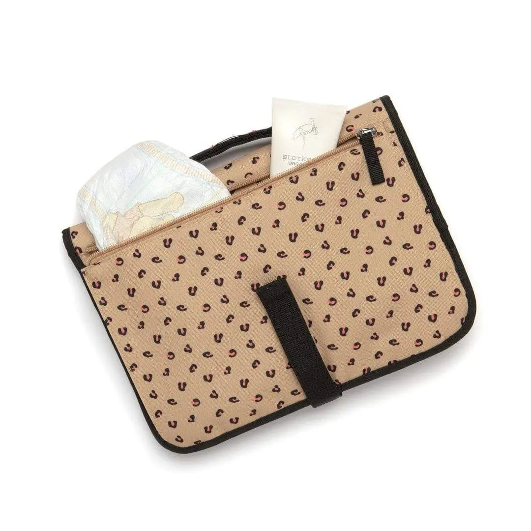 Clutches Eco Carmel Leopard Baby Change Station Babymel 39.95