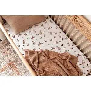 Fox | Fitted Cot Sheet Snuggle Hunny 49.95