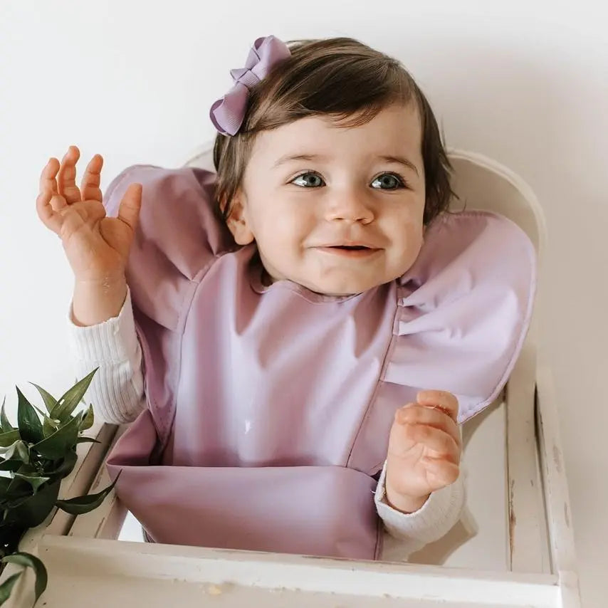 Bib Snuggle Hunny Lavender Snuggle Bib Waterproof Snuggle Hunny 17.95