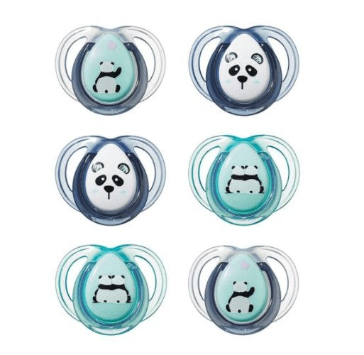Soother Tommee Tippee 6 x Anytime Soother 0-6 months Tommee Tippee 27.95
