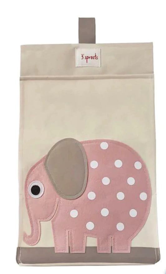 Nappy Stackers Baby Diaper Stacker - Pink Elephant 3 Sprouts 29.95