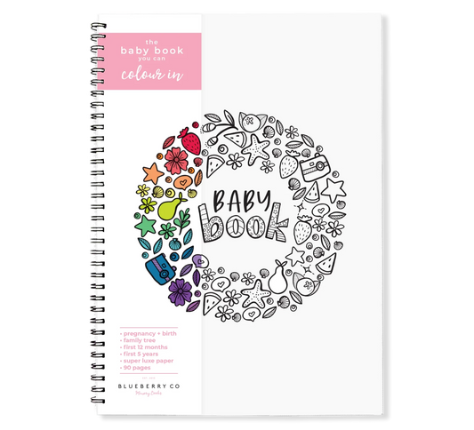 Keepsake Gifts The Monochrome Baby Book Blueberry Co Memory Books