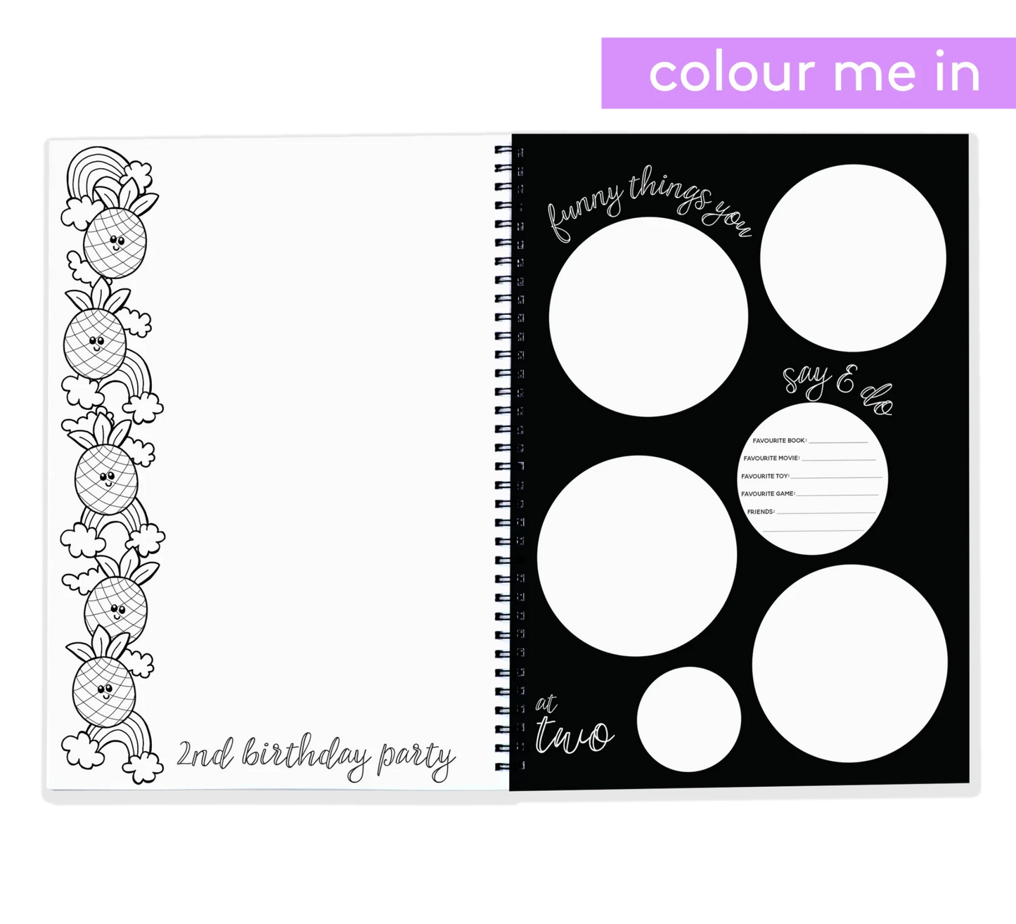 Keepsake Gifts The Monochrome Baby Book Blueberry Co Memory Books