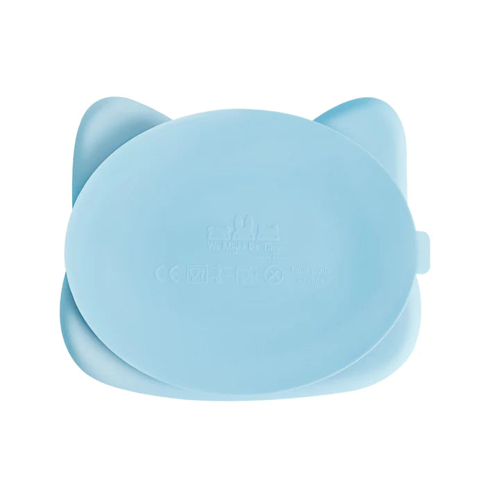 Cat Stickie® Plate - Silicone Divided Plate With Suction Foot