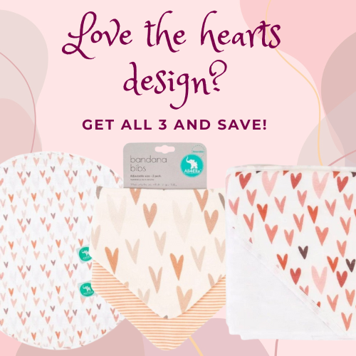 Hearts Collection - Baby Essentials Bundle - All4Ella