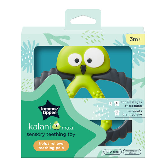 Tommee Tippee Kalani Mini Sensory Teething Toy, 3m+