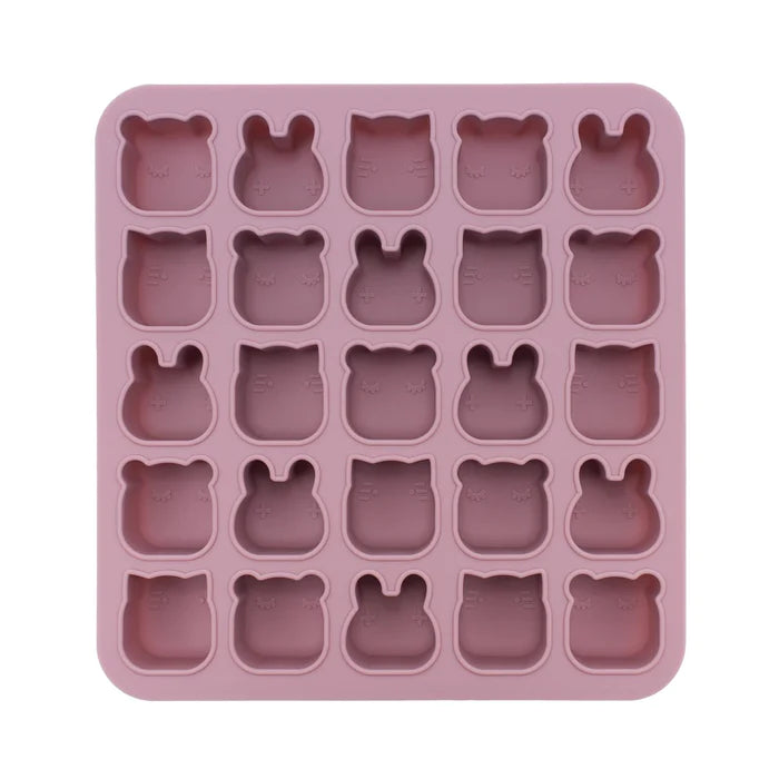 Freeze & Bake Mini Poddies® – Dusty Rose - Silicone Mould With Lid