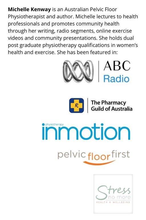 Prolapse Exercise eBook by Michelle Kenway - SRC Health