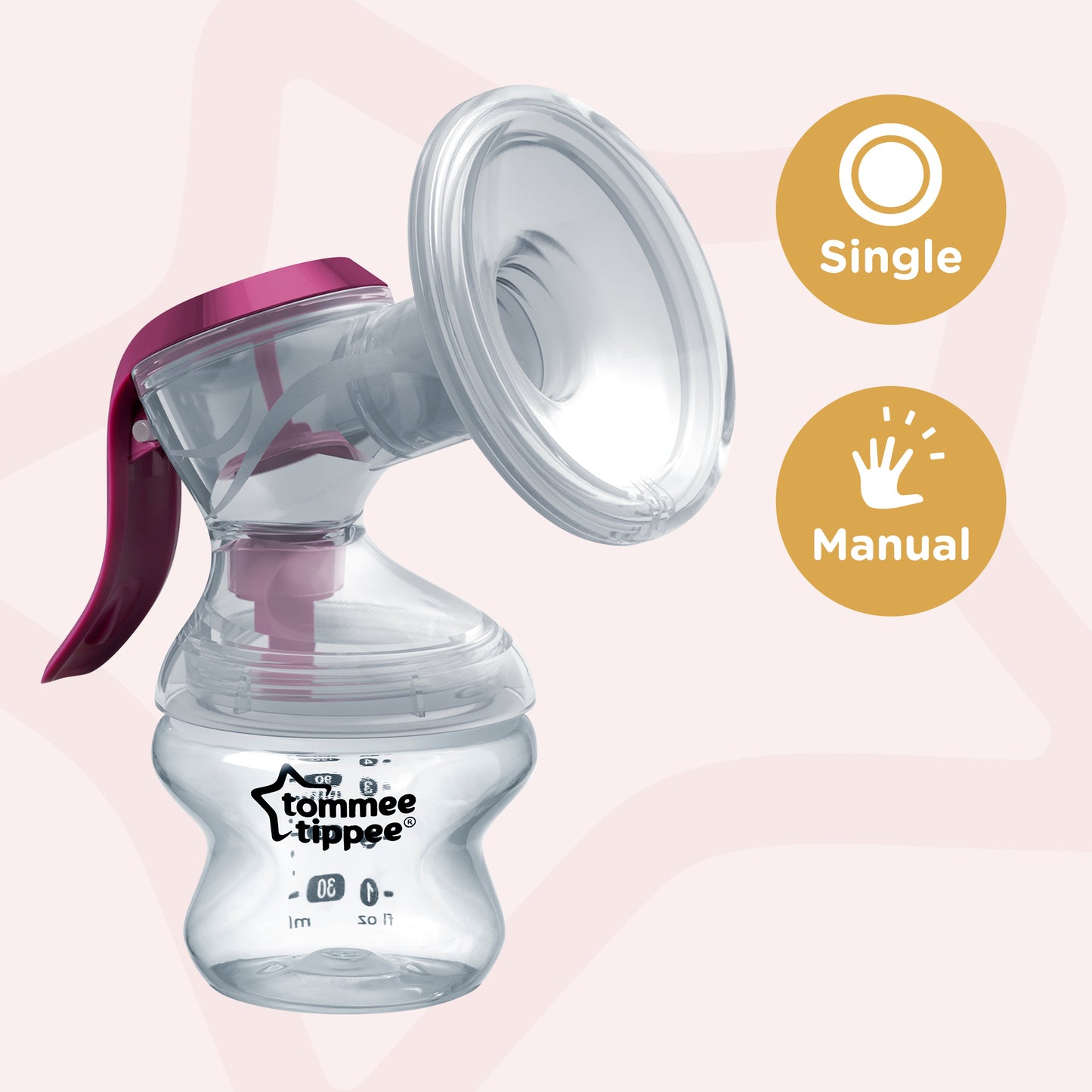 Breast Pumps Tommee Tippee Made for Me Single Manual Breast Pump Tommee Tippee 54.95