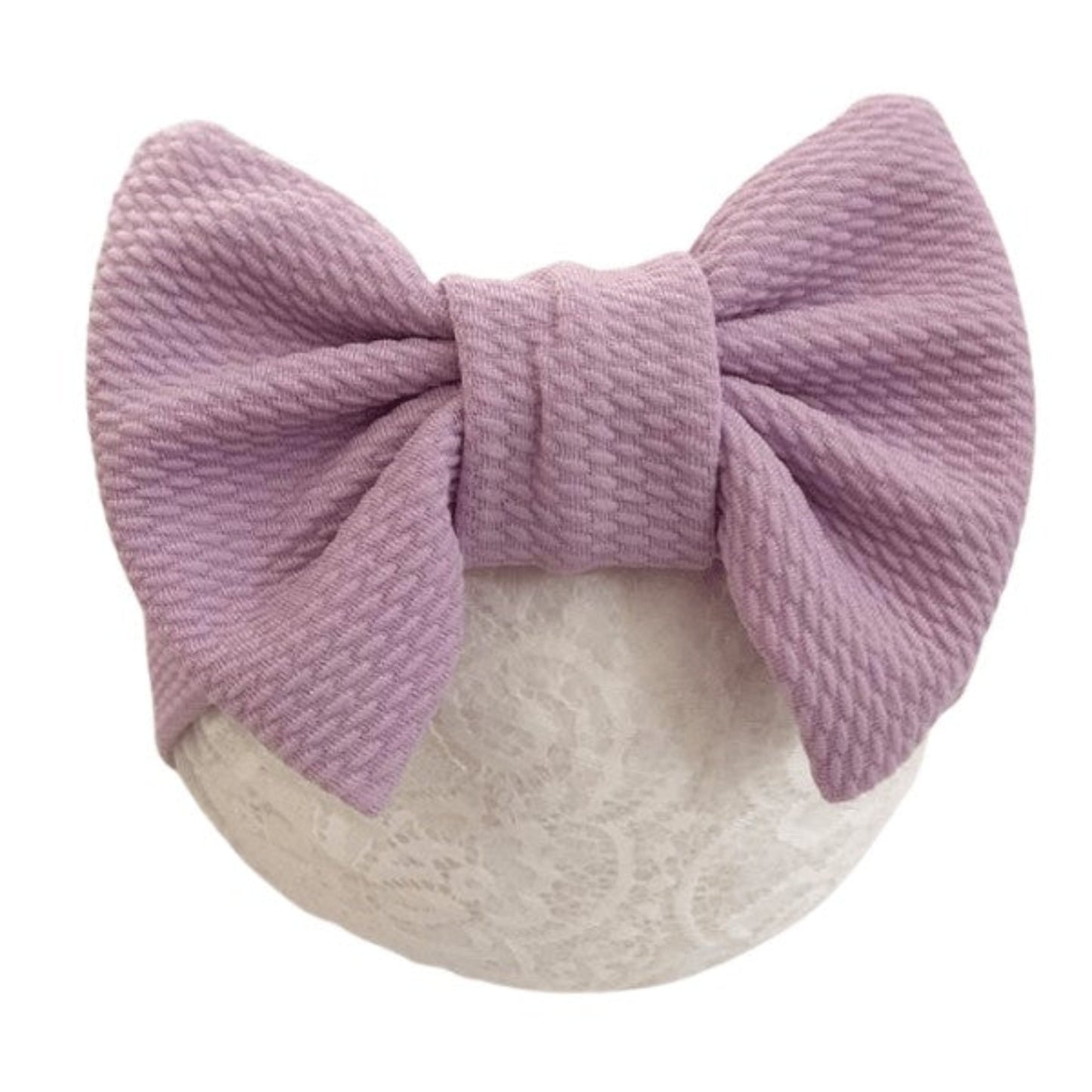 Headband Baby Solid Bowknot Headband - Rose and purple Pat Pat 7.50