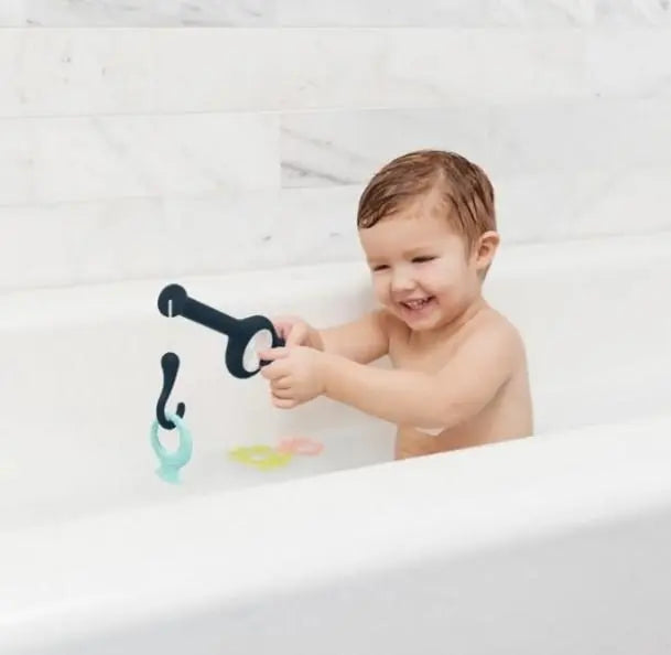 Boon Boon Cast Fishing Pole baby bath toy Navy Boon 22.95