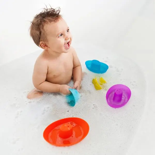 Bath toys Boon Fleet Stacking Boats - Multicolor bath toy Boon 18.00