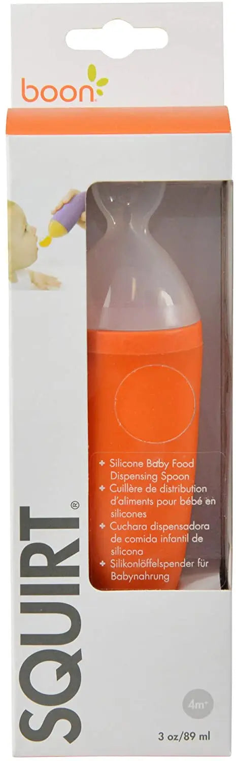 Spoon Boon Squirt Baby Food Dispensing Spoon -Orange Boon 13.00