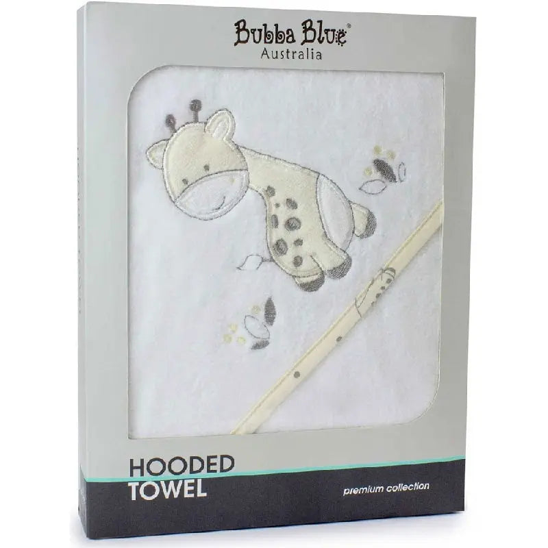  Bubba Blue Hooded Towel Vanilla Playtime Wow Baby 0.00