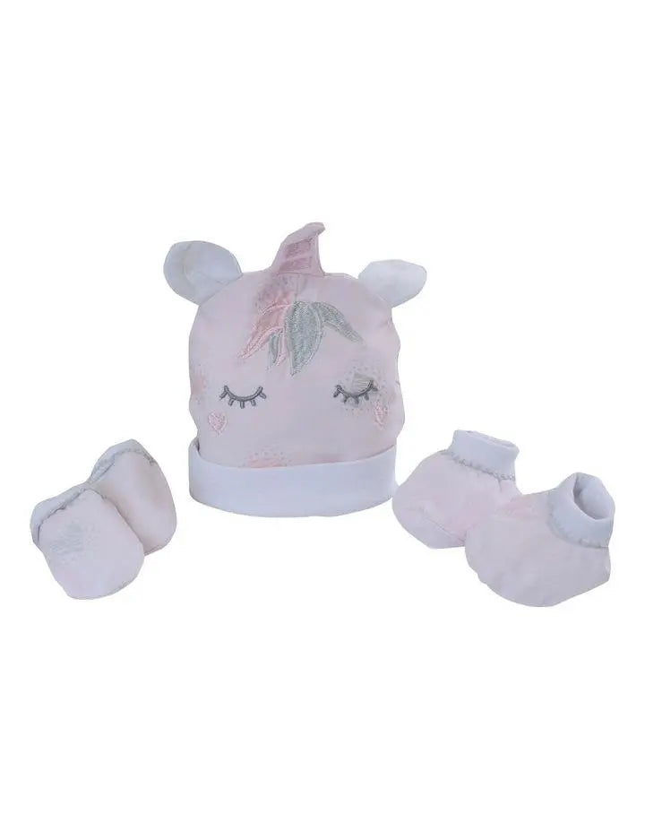  Bubba Blue Unicorn Magic 3-Piece Layette Set for baby girls | Pink Bubba Blue 14.95