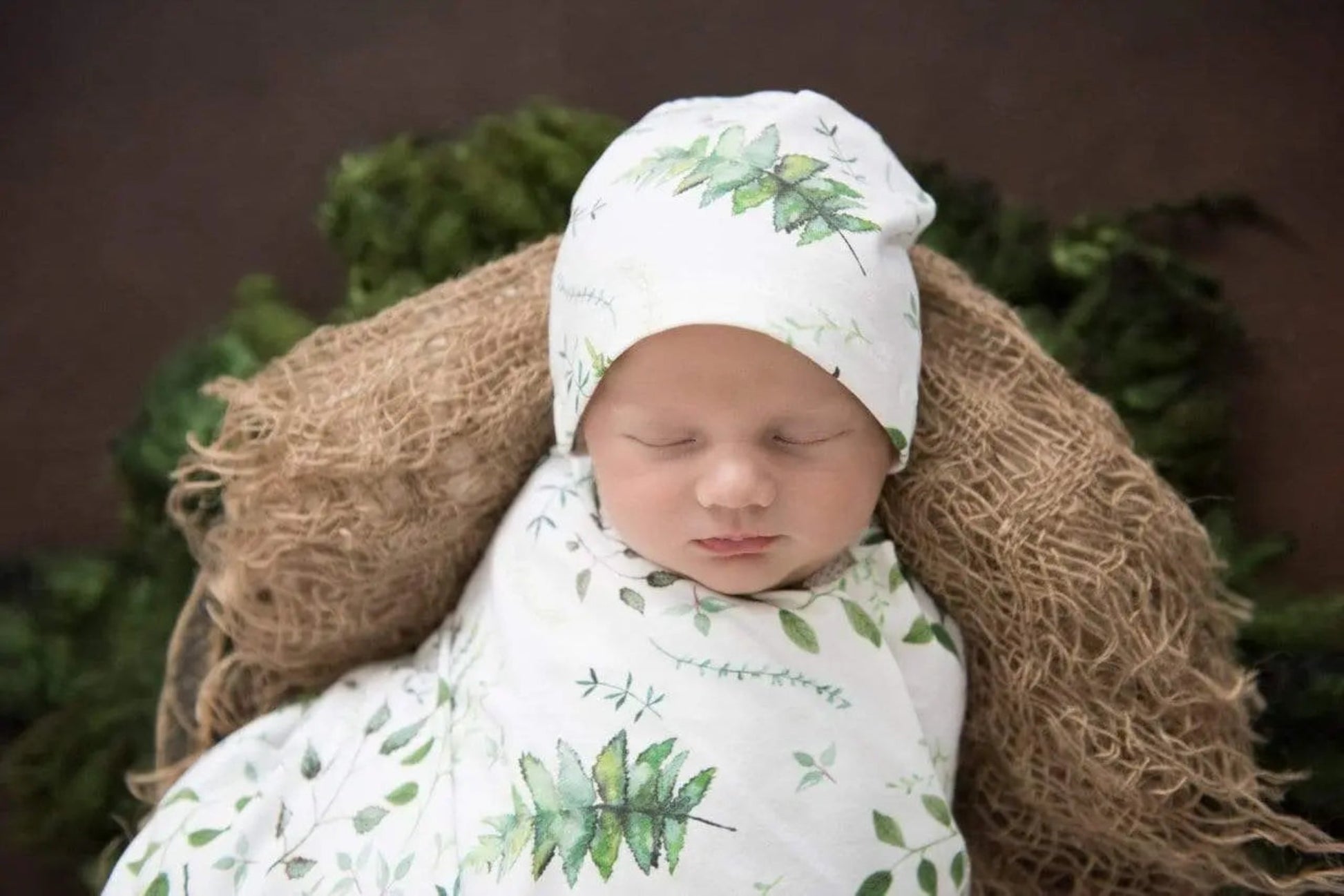 Babywear Enchanted I Baby Jersey Wrap & Beanie Set Snuggle Hunny 49.95