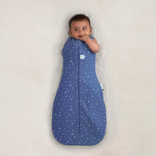 Swaddles & Wraps Ergopouch Cocoon Baby Swaddle Bag 1.0 TOG Night Skye ErgoPouch 39.99