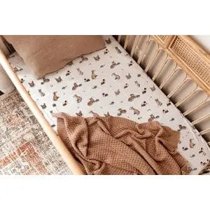  Fox | Fitted Cot Sheet Snuggle Hunny 49.95