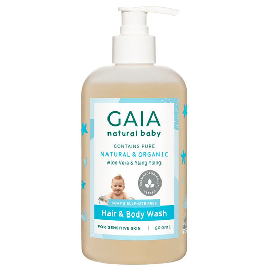 Shampoos & Soap GAIA Bath and Body Wash for baby - 500ml with Free Pump Gaia 15.95