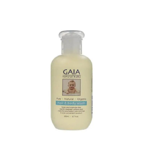 Creams & Oils GAIA Natural Baby Hair & Body Wash 200ml Gaia 11.00