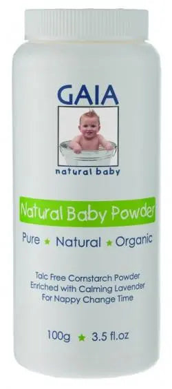 Creams & Oils Gaia Natural Baby Powder 100g Gaia 7.30