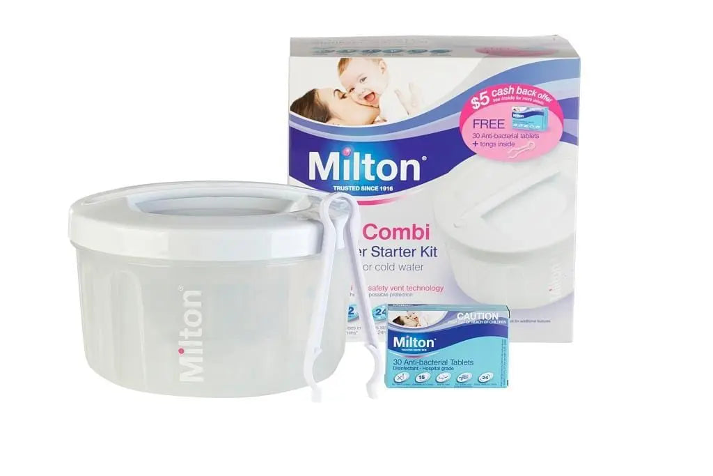 Sterilisers Milton 2 in 1 Combi Steriliser Starter Kit Milton 44.90