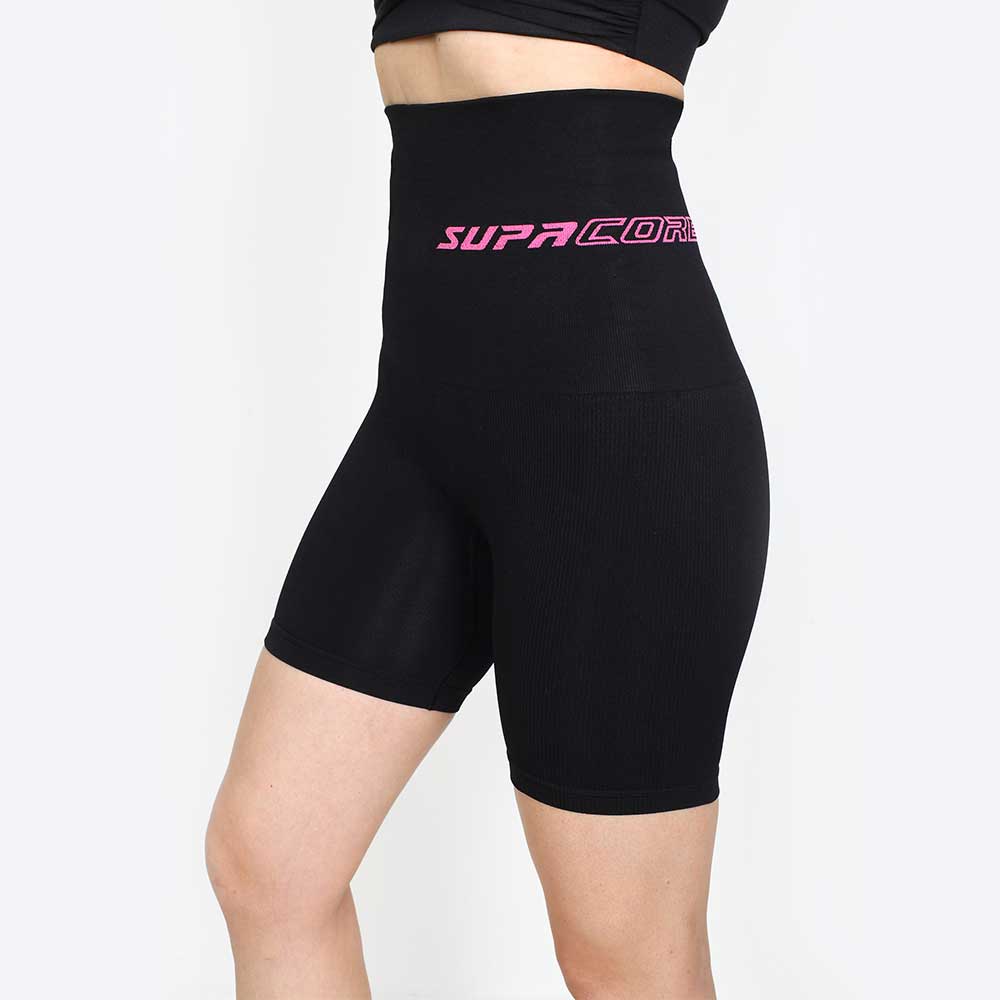 Patented Nina Women's CORETECH® Postpartum extra high waist Compression Shorts