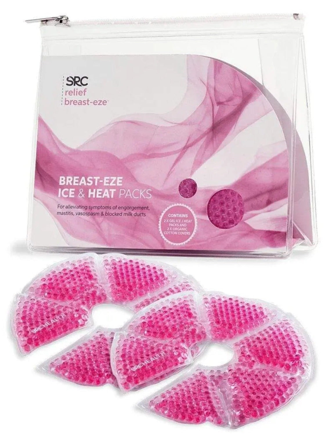 Pain management SRC Health Relief Breast-eze ice & heat packs SRC Health 34.95