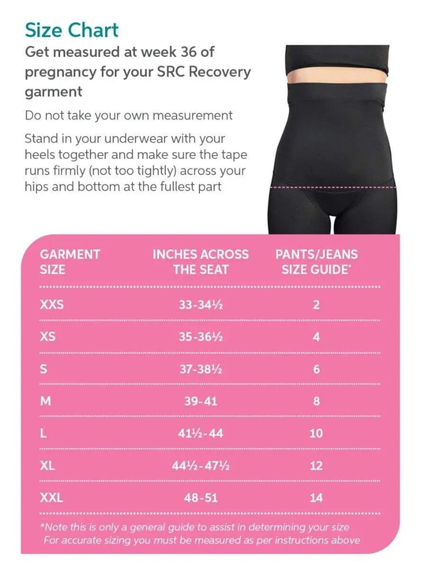 Pregnancy recovery garment SRC Pregnancy Recovery Shorts SRC Health 189.00