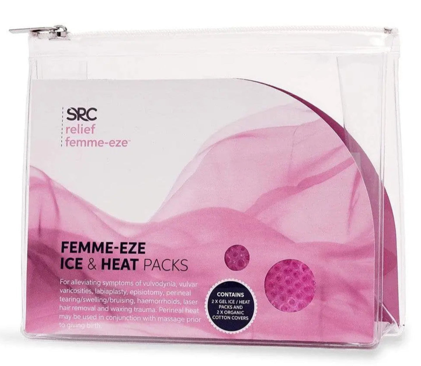 Pain management SRC Relief Femme Eze Perineum Ice & Heat packs SRC Health 29.95