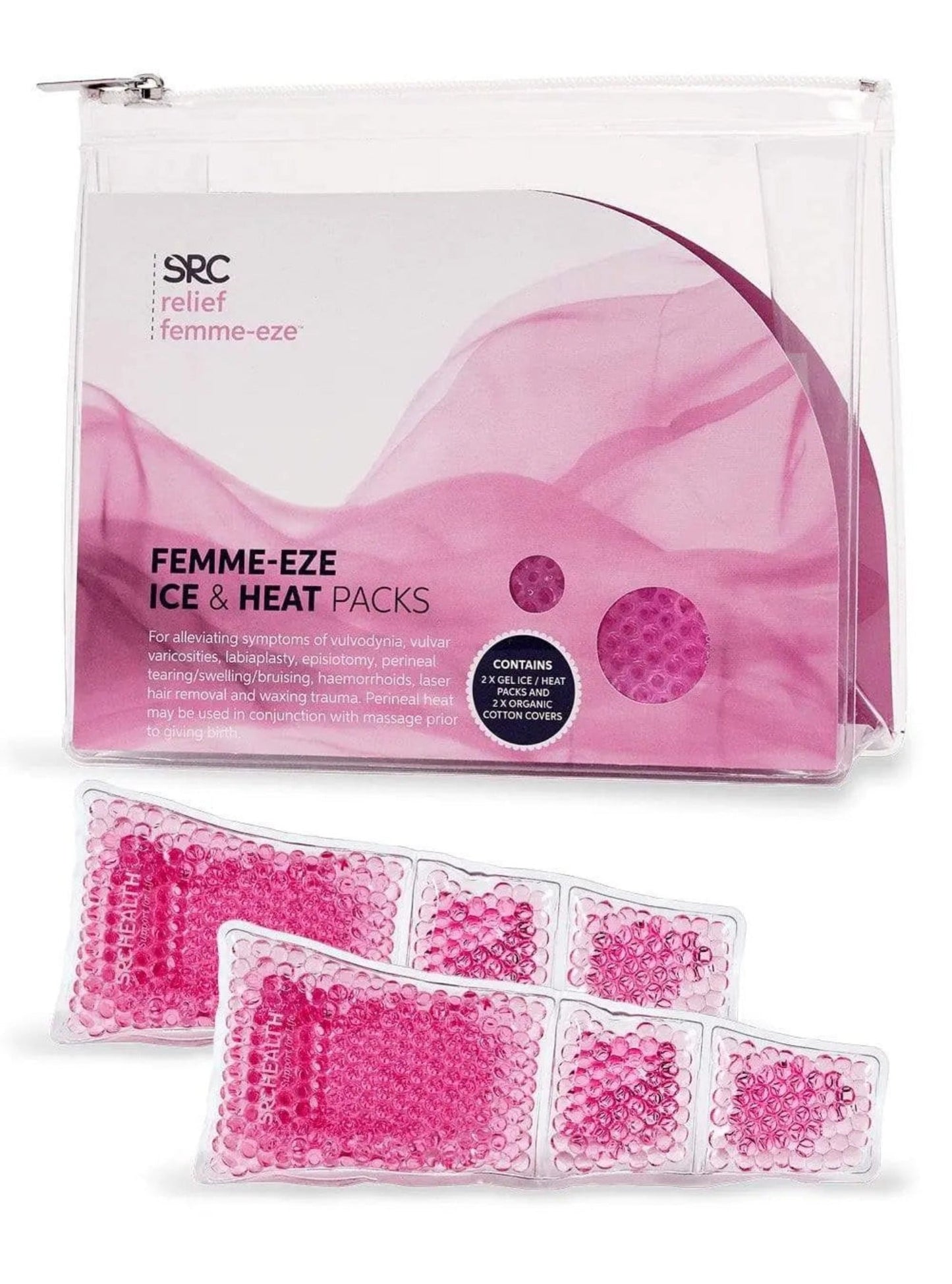 Pain management SRC Relief Femme Eze Perineum Ice & Heat packs SRC Health 29.95