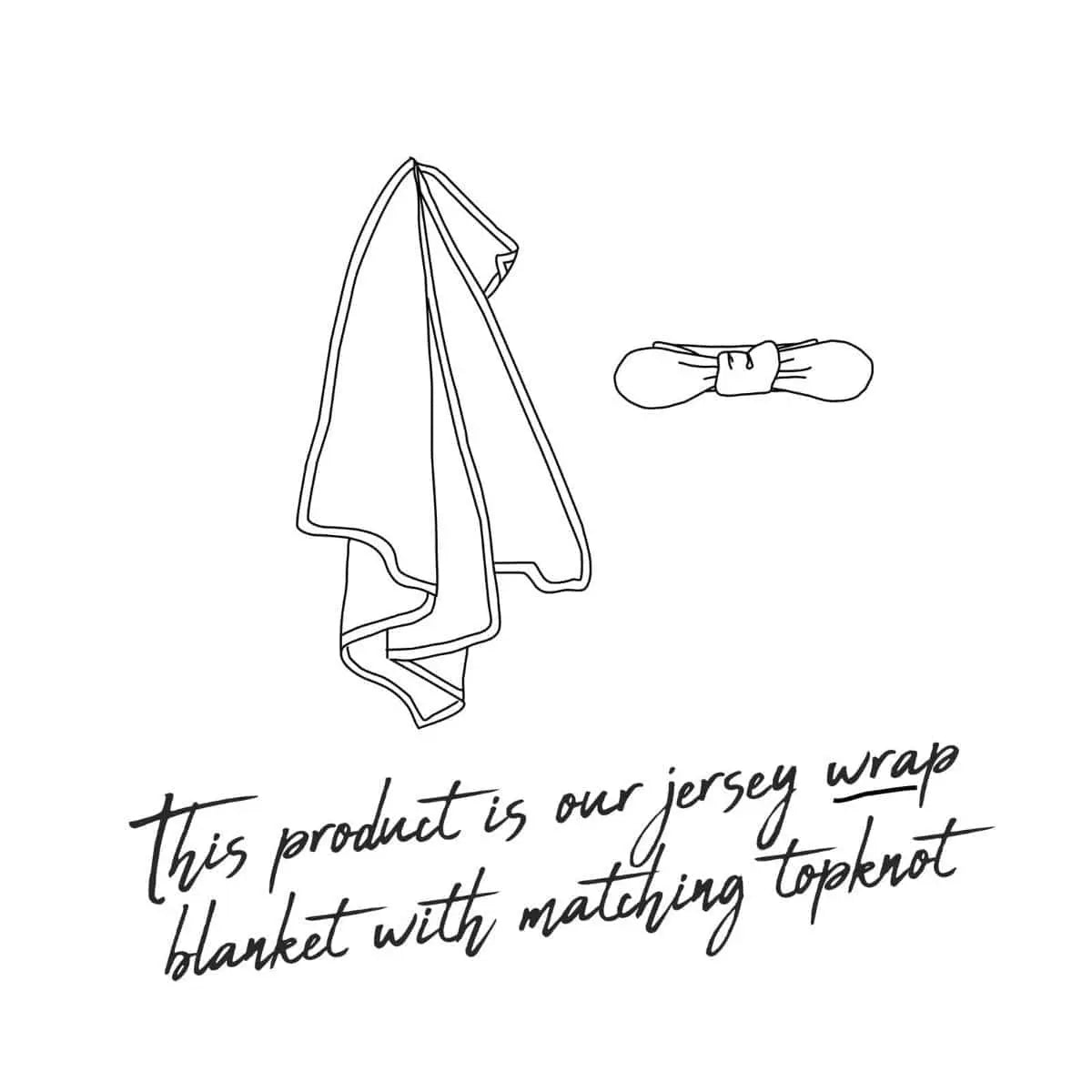 Swaddles & Wraps Snuggle Hunny Lilac Skies I Baby Jersey Wrap & Topknot Set Snuggle Hunny 49.95