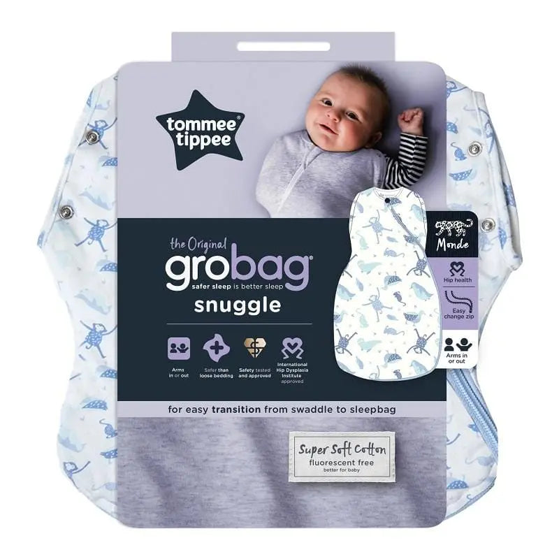Sleeping Bags Tommee Tippee Sleep Bag for baby | The original grobag 1.0 tog snuggle - Planet Earth 0-4 months blue Tommee Tippee 39.99